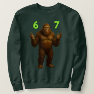 Moletom 67 Meme Seis Sete Bruh Pé Grande Personalizado 6