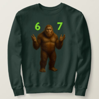 Moletom 67 Meme Seis Sete Bruh Pé Grande | Personalizado 6