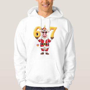 Moletom 67 Unicórnio de Natal 6 7 Meme para Meninas Crianç