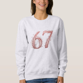 Moletom 67th Romantic Heart Number Valentine's 