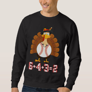 Moletom 6+4+3 2 Baseball Turkey Thanksgiving 643 double pl