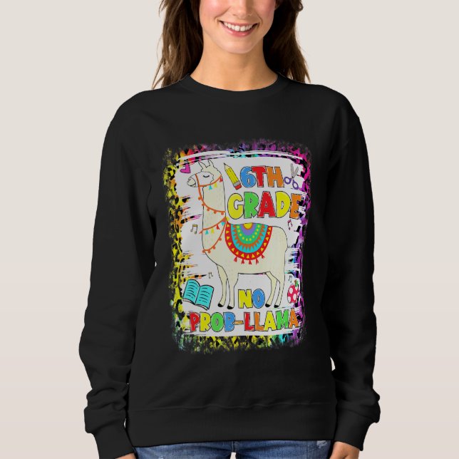 Moletom 6 Grau Sem Prob-Llama Professor Primeiro Dia (Frente)