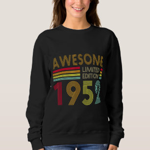 Moletom 70 anos de idade Retro Incrível 1952 Editon 70 Bir