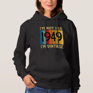 Moletom 75 anos, não sou velho, sou Vintage 1949, 75º aniv