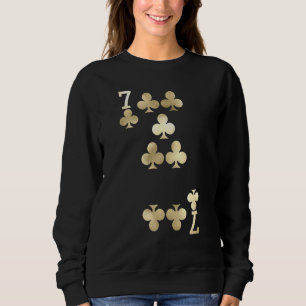 Moletom 7 De Clubs - Play Card Halloween Costume Glam