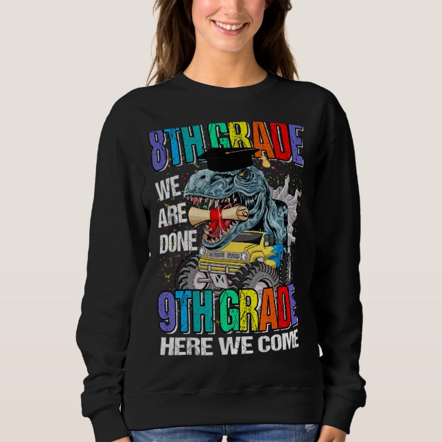 Moletom 8º ano, estamos no 9º ano, aqui vamos Dinos (Frente)