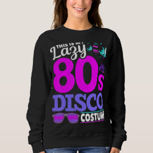 Moletom 80 Disco Music 1980s Festa de Costume Retro 80