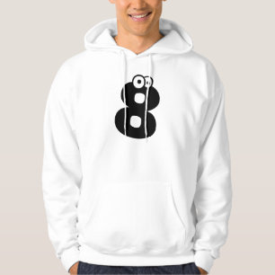 Moletom 8, carta com olhos
