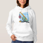 Moletom 8 years 8th Birthday Mobile Crane Dinosaur<br><div class="desc">Happy 8th Birthday. Funny and lovely Kids Birthday design with cute dinosaur sitting on a mobile crane lifting a Number 8. A perfect match for Kids and Teens.</div>