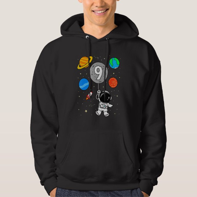 Moletom 9º Astronauta do Astronauta Exterior Planetas Balã (Frente)