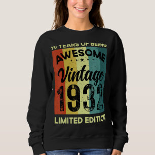 Moletom 90 Anos De Vintagem Incrível