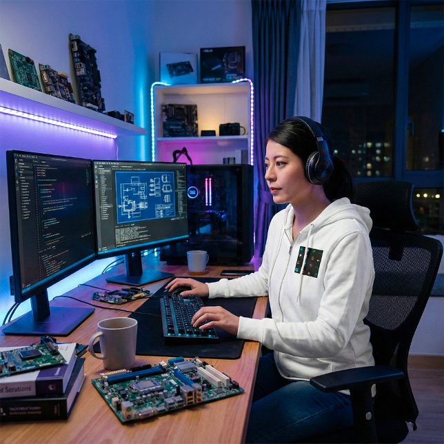 Moletom 90s Retro Tech and Web Icon Pattern (Criador carregado)