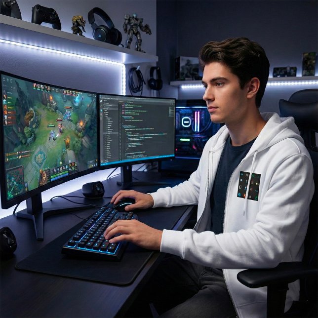 Moletom 90s Retro Tech and Web Icon Pattern (Criador carregado)