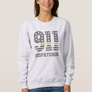 Moletom 911 Expedidor EUA Sinalizador Thin Yellow Line Eme