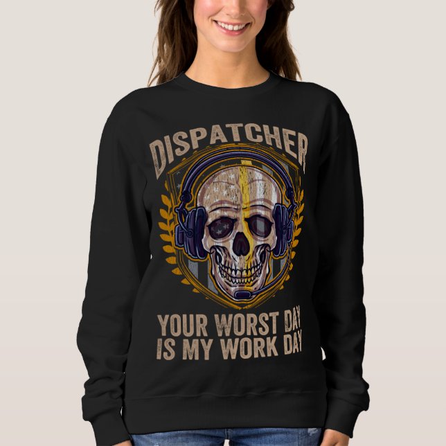 Moletom 911 Operator Emergency Dispatchers 911 Dispatcher (Frente)