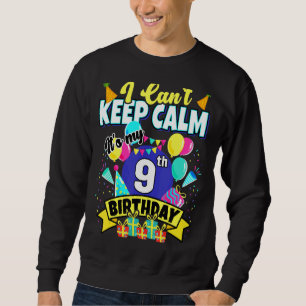 Moletom 9 anos, não consigo ficar calmo. É meu nono aniver