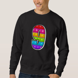Moletom 9 Capital Mais Próprio Número 9 Alfabet Funny Popp
