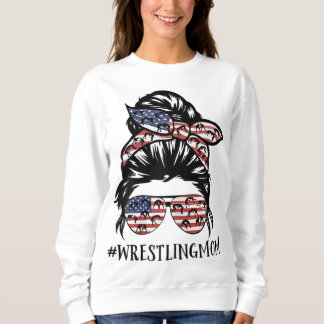 Moletom A América Flag Messy Bun Luta Mãe Life