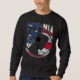 Moletom A bandeira americana POW MIA Eagle não é esquecida