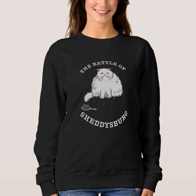 Moletom A Batalha De Sheddysburg (Gato Branco) (Frente)
