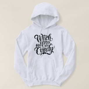 Moletom A bruxa quer doces: um Design de Halloween Humoros