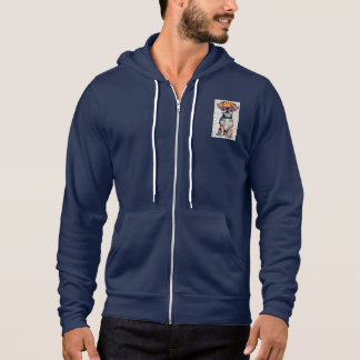 MOLETOM A CARA CHIHUAHUA FLEECE ZIP UP JOGGER HOODIE