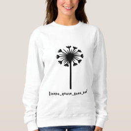 Moletom A citação da Inspo vai para aqui