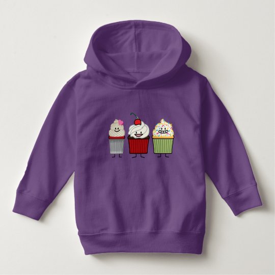 Moletom A crosta de gelo da família do cupcake polvilha o