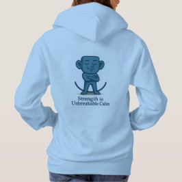 Moletom A direita é calmo ininterrupto - Hoodie motivacion