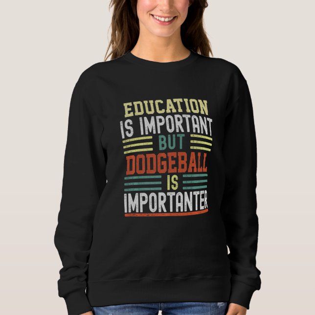 Moletom A Educação É Importante, Mas O Jogo É Importante (Frente)