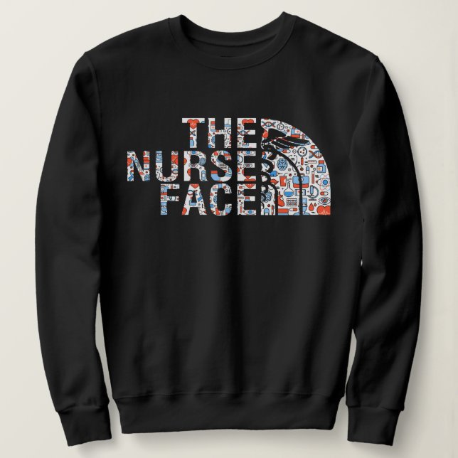 Moletom A Enfermeira, A Sweatshirt, RN LPN, Enfermeira Est (Frente do Design)