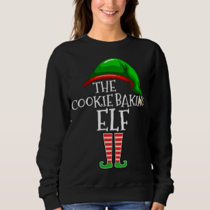 Moletom A Família Cookie Baking Elf Correspondendo Ao Nata