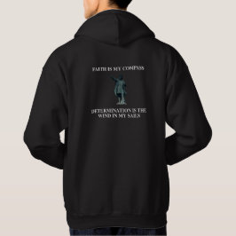 Moletom A FÉ É A MINHA COMPASSA, Hoodie.