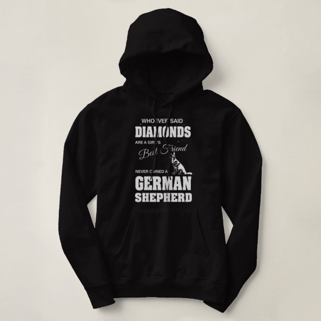 Moletom A girls German Shepherd Woman Ladies (Frente do Design)