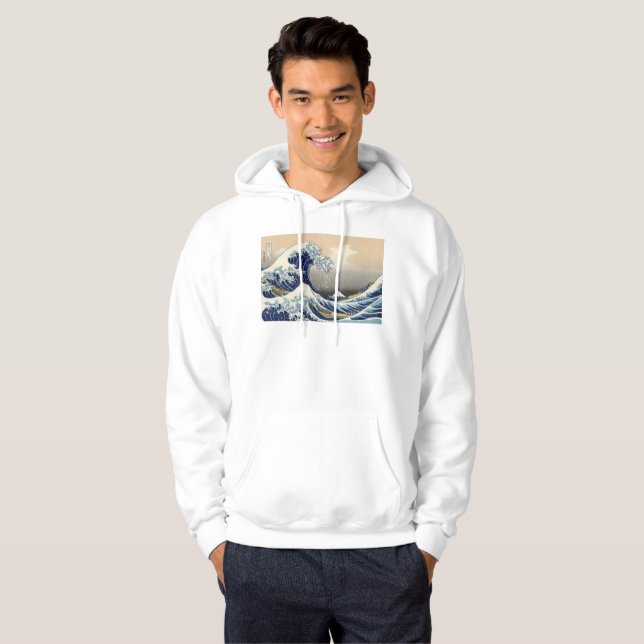 Moletom A Grande Onda de Kanagawa Hokusai (Frente Completa)