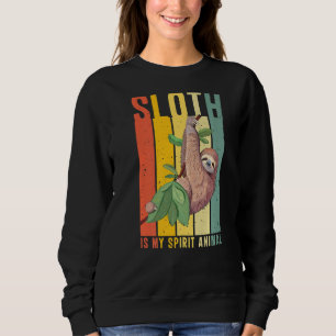 Moletom A Lama É O Meu Espírito Animal Preguiçoso E Pregui