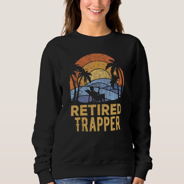Moletom A Lenda É um Trapper Aposentado (Frente)