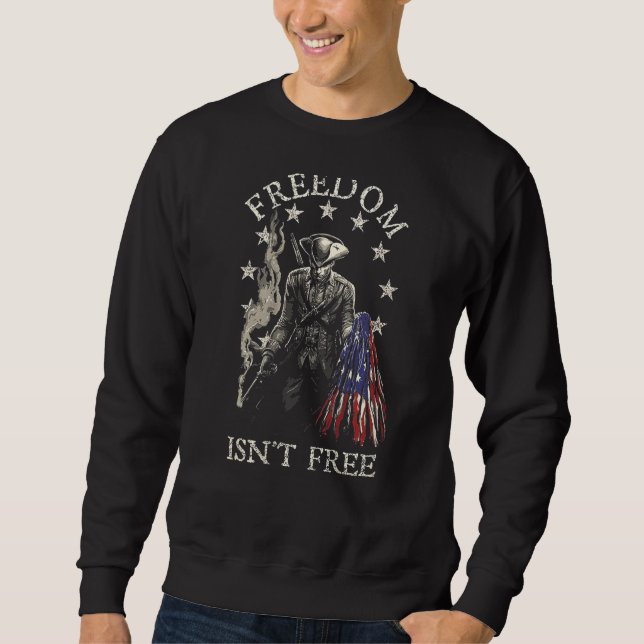 Moletom A Liberdade Não É Grátis no verso (Frente)
