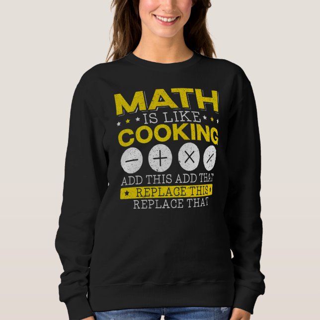 Moletom A Matemática É Como Os Números De Álgebra Matemáti (Frente)