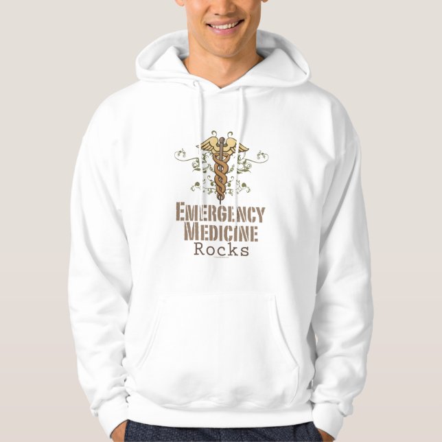 Moletom A medicina da emergência balança o Hoodie (Frente)