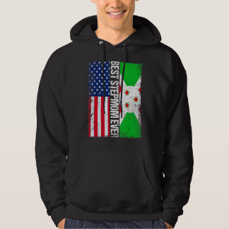 Moletom A melhor bandeira do Burundi Dia de as mães Burund