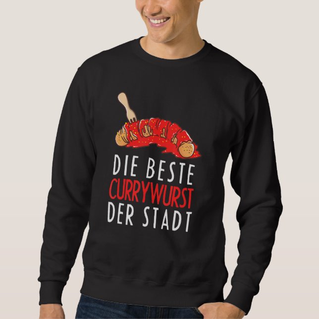 Moletom A Melhor Caixa de Ataque do Currywurst Der Stadt (Frente)