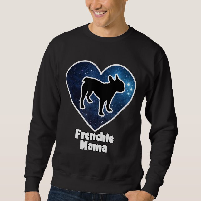 Moletom A Melhor Francesa Mãe Da Mama Francesa Bulldog No  (Frente)