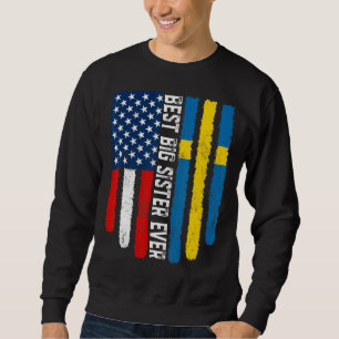 Moletom A Melhor Irmã Grande, Já Vez F, Da Bandeira Da Sue