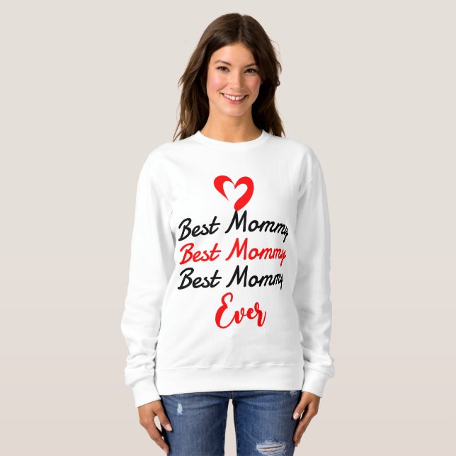 Moletom a melhor mãe mamãe de sempre (Frente Completa)