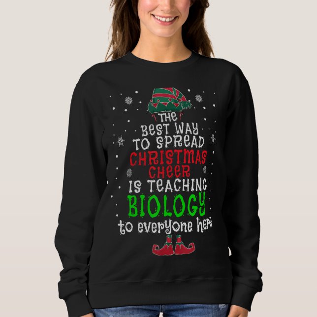 Moletom A Melhor Maneira De Espalhar A Alegria De Natal É  (Frente)