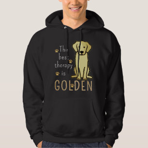 Moletom A Melhor Terapia é o Cão Retriever Dourado