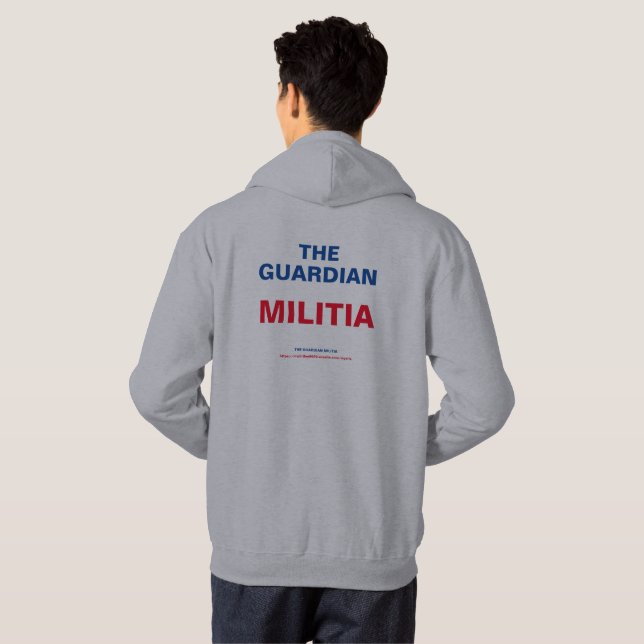Moletom A Milícia Guardiã Mens Hoodie (Parte Traseira Completa)