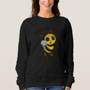 Moletom A Minha Tia Me Ama para Sobrinho e Sobrinha Famíli