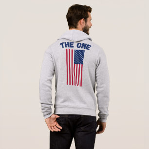Moletom A Moda Patriótica Original da bandeira Única Ame